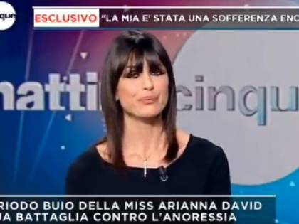 Arianna David: "Guarita dall’anoressia, ma ho un modo sbagliato di alimentarmi"